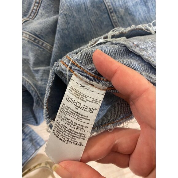 Banana Republic Women's Blue Denim Button Front Jacket - Medium - Picture 12 of 12